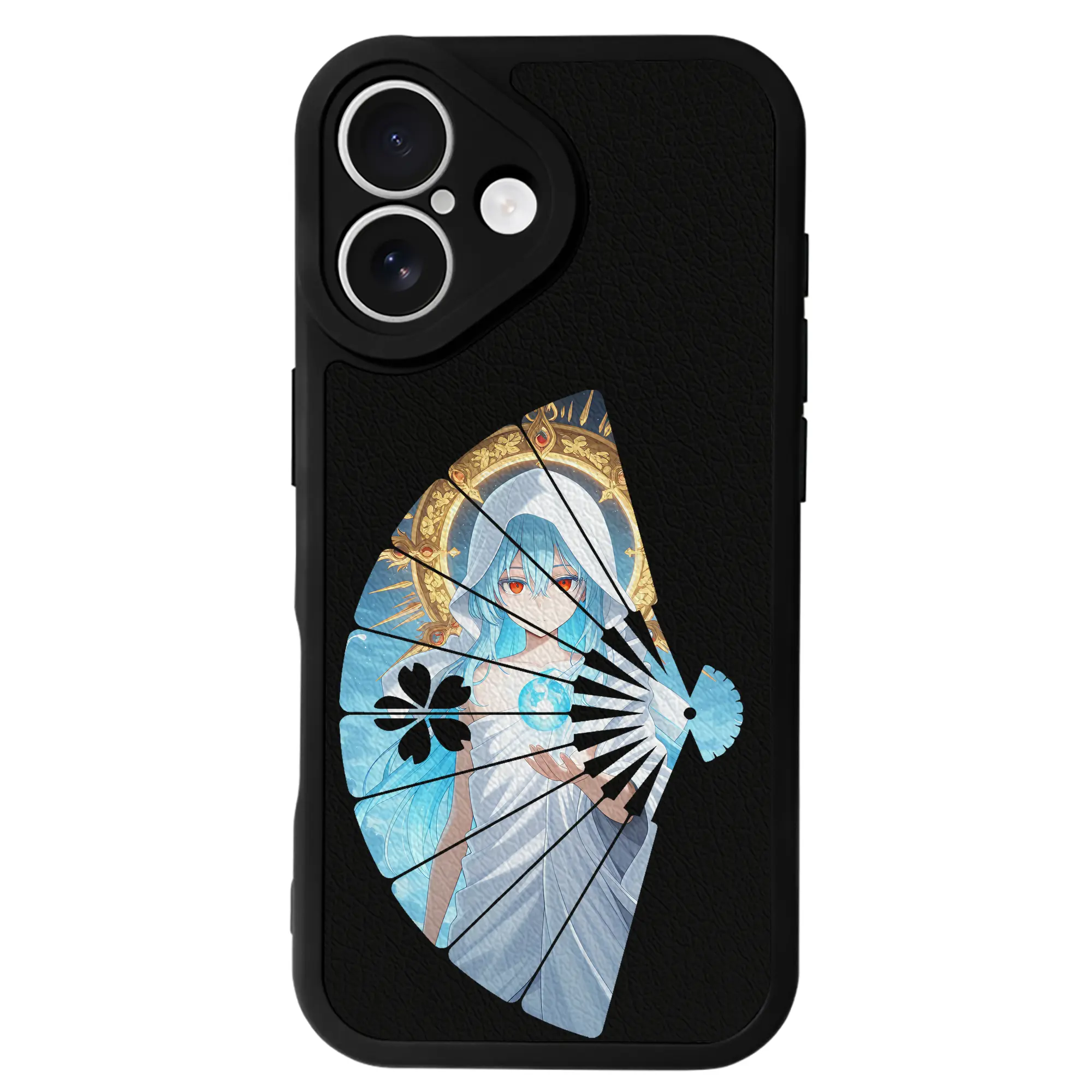 転生したらスライムだった件 グッズ,リムル・テンペスト - IPhone 16シリーズ対応 ・ シリコンスマホケース ・ レザー調 ・ 高精度フィット ・ 耐衝撃 ・ ワイヤレス充電対応 ・ 精密カット